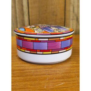 Mikasa Three Wise Men Porcelain Trinket Box Candy Dish